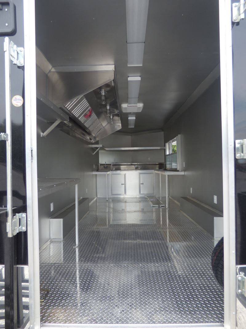 Concession Trailer 8.5′ x 20′ Black – Catering Event Food Trailer — photo 9