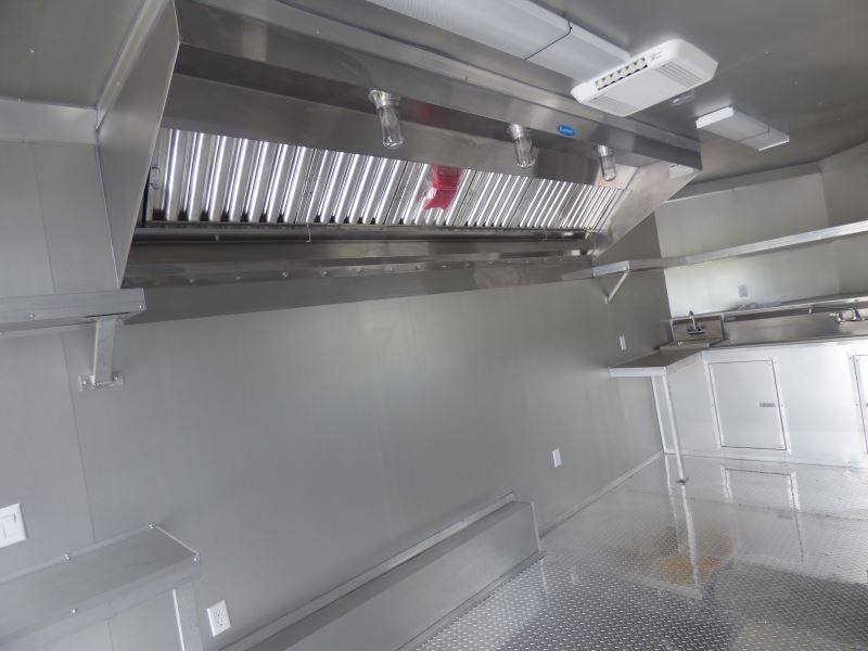Concession Trailer 8.5′ x 20′ Black – Catering Event Food Trailer Appliances — photo 12