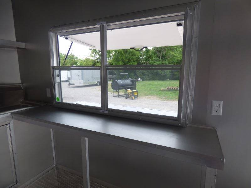Concession Trailer 8.5′ x 20′ Black – Catering Event Food Trailer — photo 5