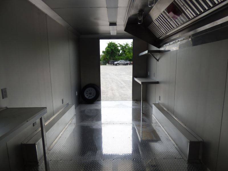 Concession Trailer 8.5′ x 20′ Black – Catering Event Food Trailer — photo 7