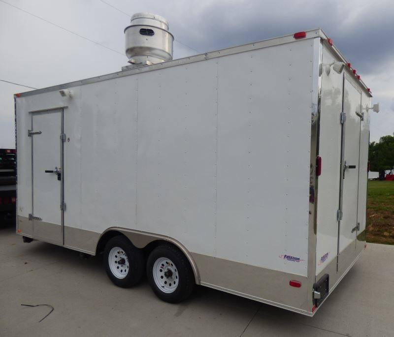 Concession Trailer 8.5′ x 18′ White – Food Catering Event — photo 15