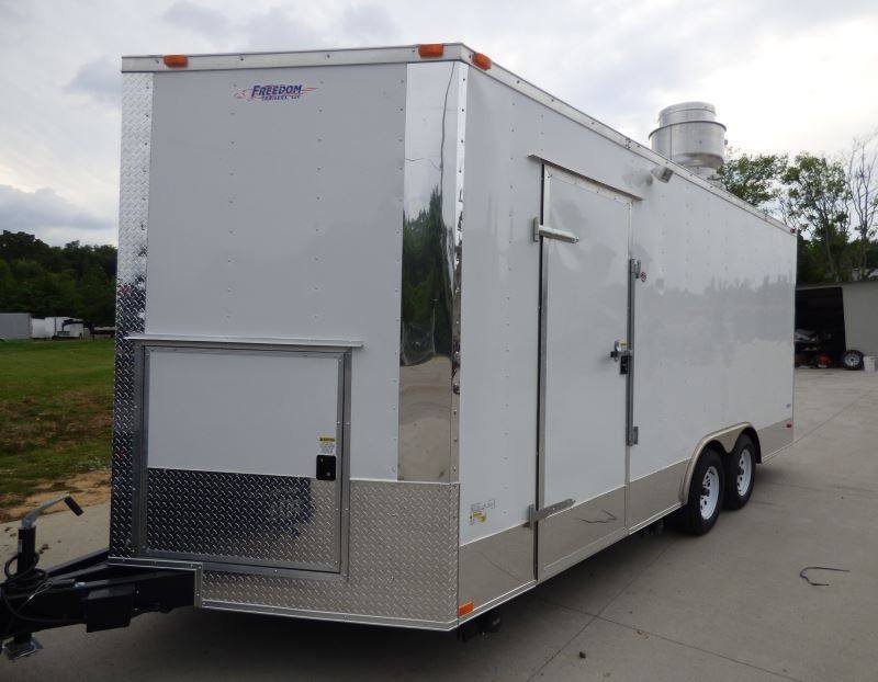 Concession Trailer 8.5′ x 18′ White – Food Catering Event — photo 7