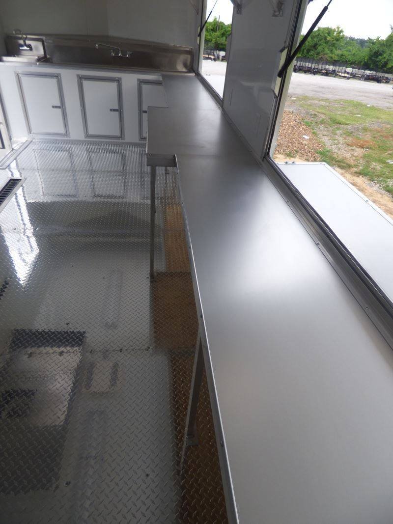 Concession Trailer 8.5′ x 18′ White – Food Catering Event — photo 6