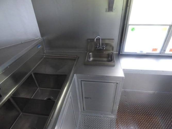 8.5′ x 20′ Black Catering Event Concession Food Trailer — photo 4