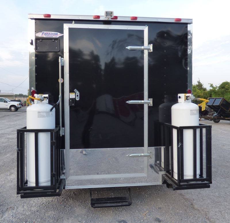 Concession Trailer 8.5′ x 20′ Black – Catering Event Food Trailer Appliances — photo 15