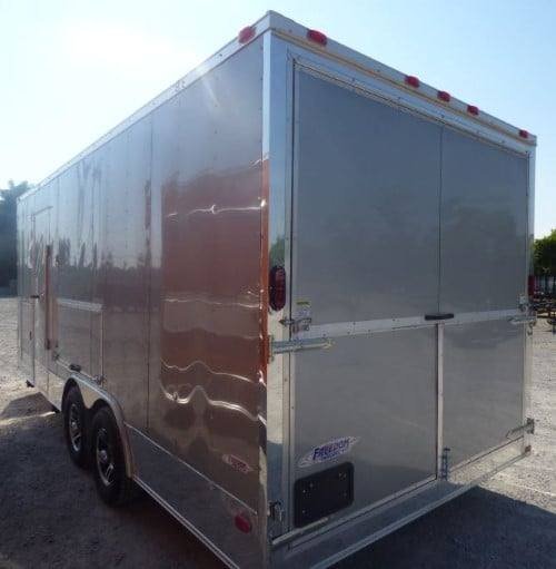 8.5′ x 20′ Concession Food Trailer Silver Frost Catering Event — photo 2