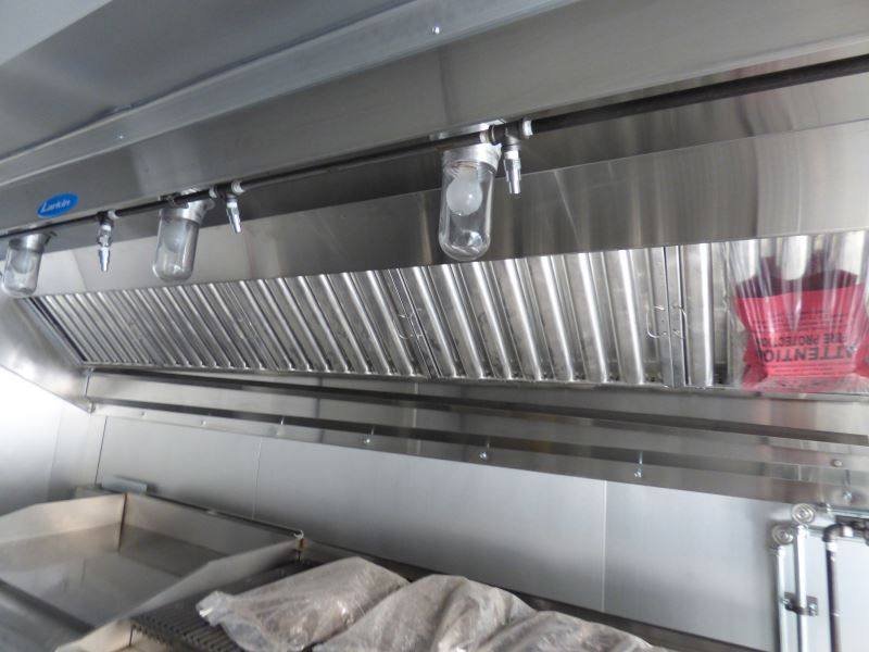 Concession Trailer Charcoal Gray 8.5′ x 24′ Catering Event Food Trailer — photo 2