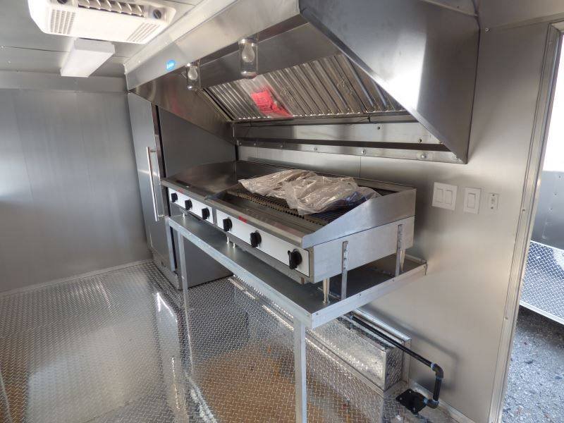 Concession Trailer 8.5′ x 16′ White – Catering Event Food Trailer — photo 4