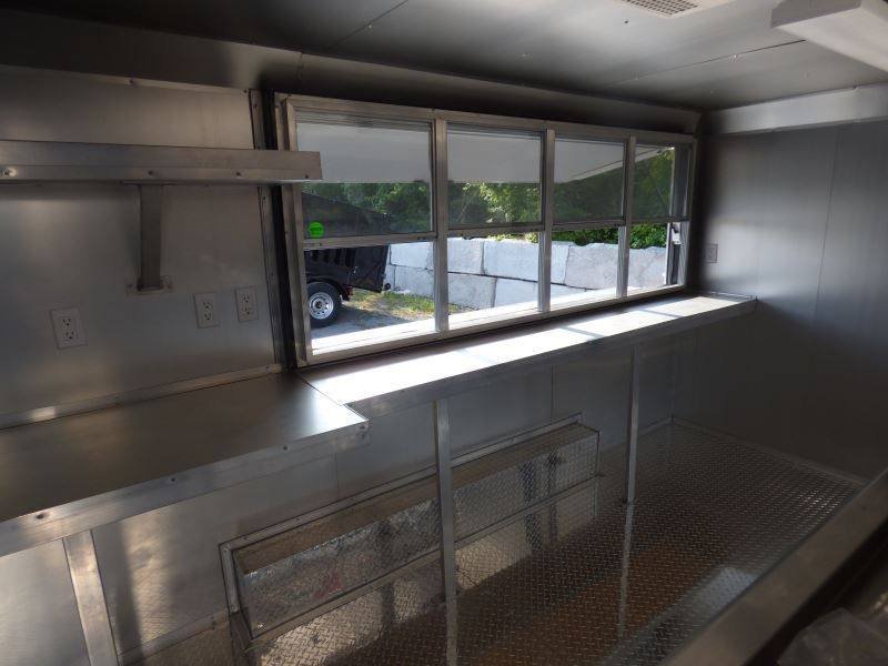 Concession Trailer 8.5′ x 16′ White – Catering Event Food Trailer — photo 13
