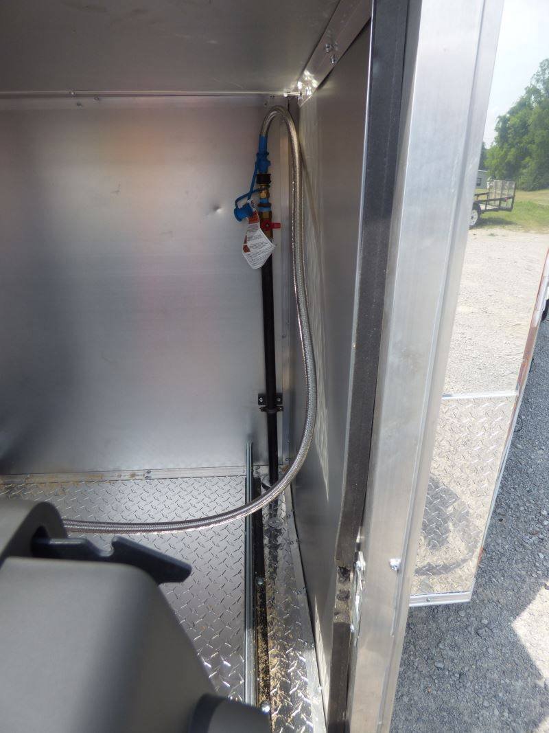 Concession Trailer Orange 8.5′ x 24′ BBQ Catering Food Trailer — photo 8