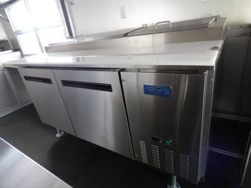 Concession Trailer Orange 8.5′ x 24′ BBQ Catering Food Trailer — photo 5