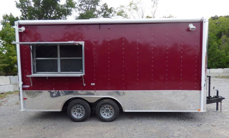 Concession Trailer Brandywine 8.5′ x 18′ Catering Event Food Trailer — photo 3