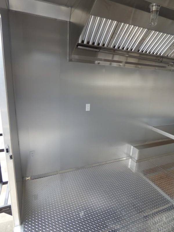 Concession Trailer 8.5’x30′ Red – Food Event Catering BBQ — photo 2