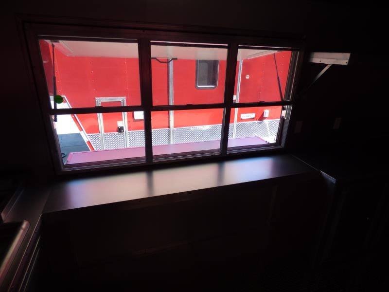 Concession Trailer 8.5′ x 24′ Black – Food Event Catering BBQ — photo 15