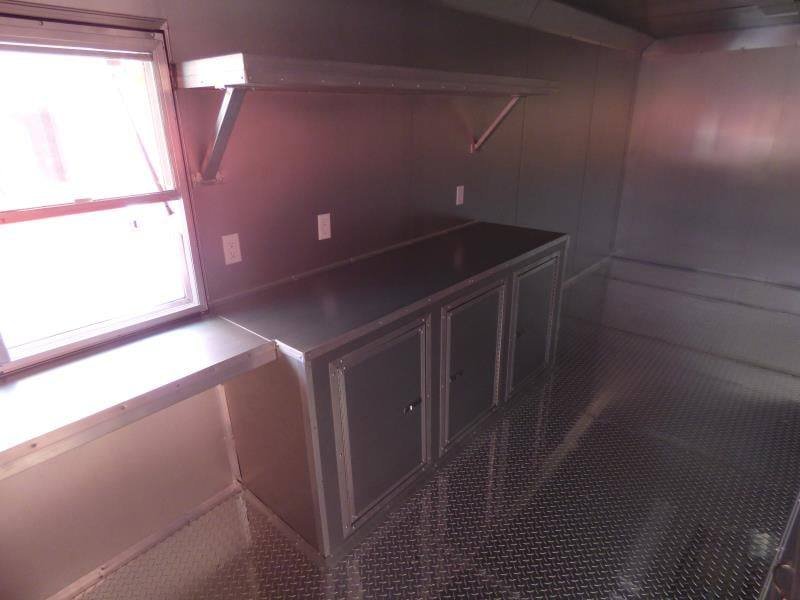 Concession Trailer 8.5′ x 24′ Black – Food Event Catering BBQ — photo 12