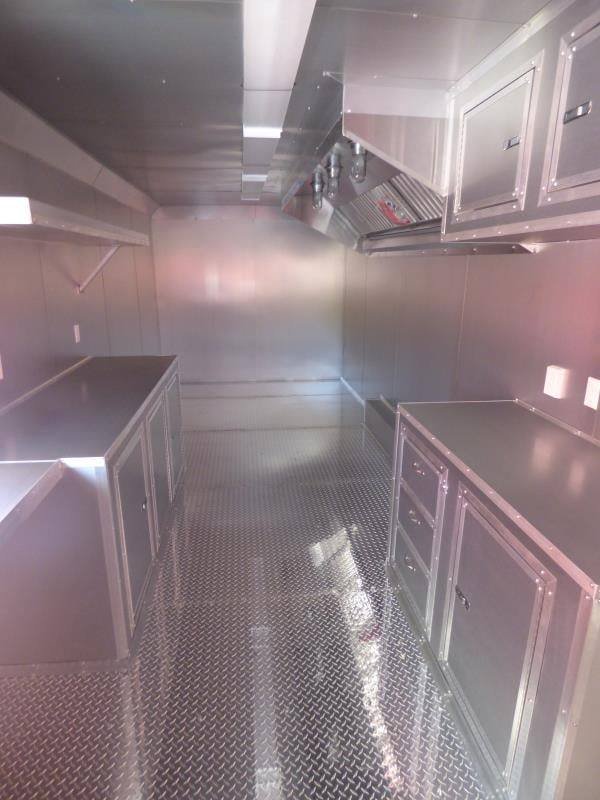 Concession Trailer 8.5′ x 24′ Black – Food Event Catering BBQ — photo 8