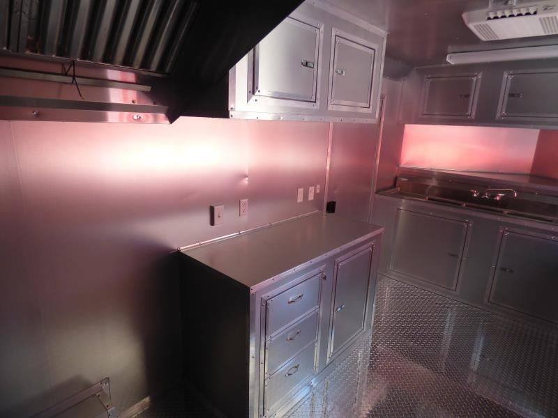 Concession Trailer 8.5′ x 24′ Black – Food Event Catering BBQ — photo 13