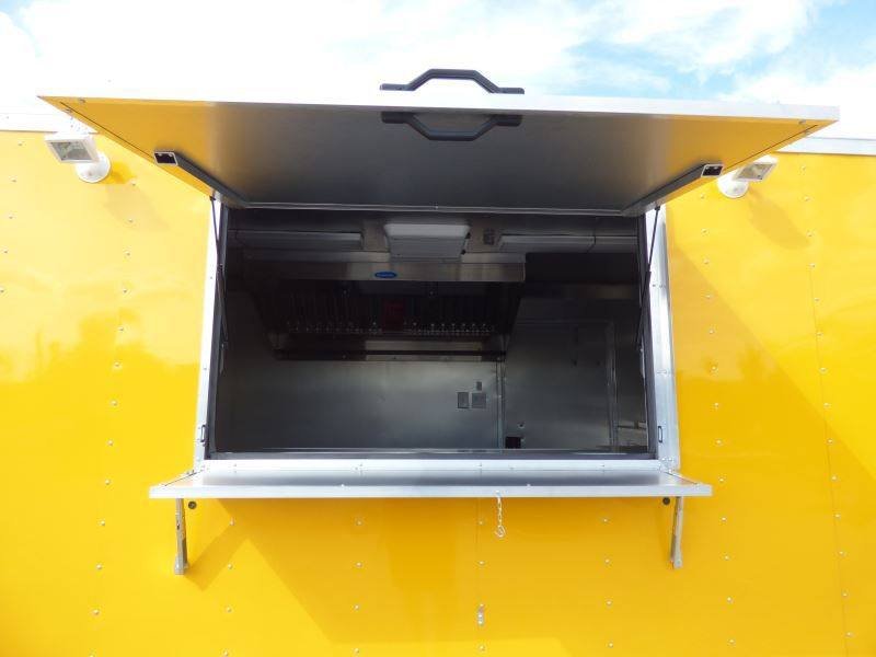 Concession Trailer Yellow 8.5’x 14′ Food Vending Event Catering — photo 5