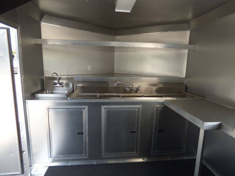 Concession Trailer Yellow 8.5’x 14′ Food Vending Event Catering — photo 15