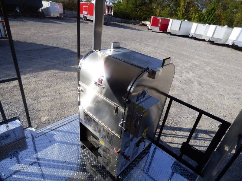 Concession Trailer Black 8.5′ x 20′ BBQ Smoker Event Catering Trailer — photo 2