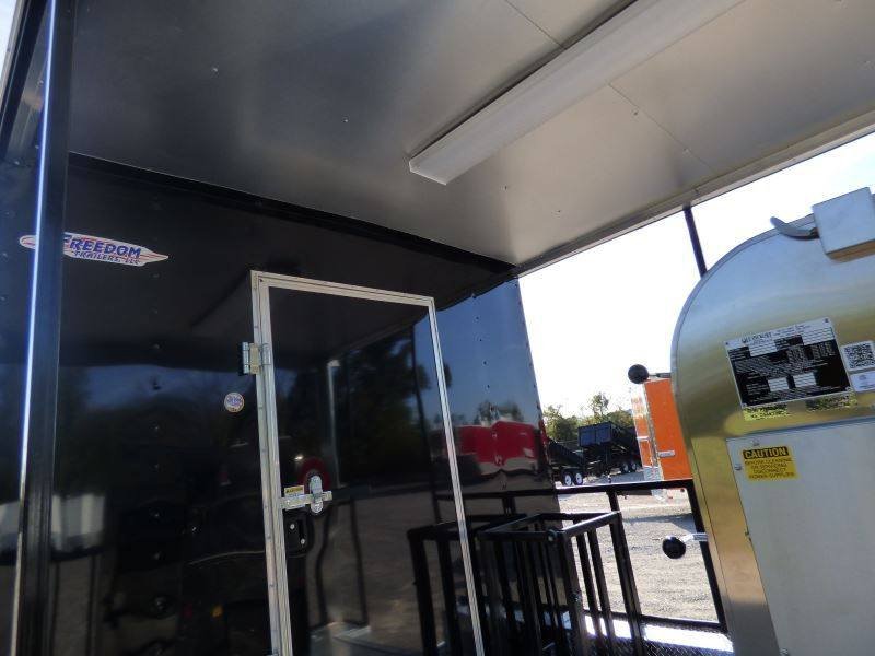 Concession Trailer Black 8.5′ x 20′ BBQ Smoker Event Catering Trailer — photo 4