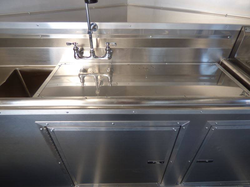 Concession Trailer Red 8.5′ x 30′ Catering Event Food Trailer — photo 2