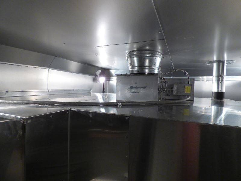 Concession Trailer Gooseneck Black 8.5′ x 45′ BBQ Smoker Event Catering Restroom Generators — photo 5