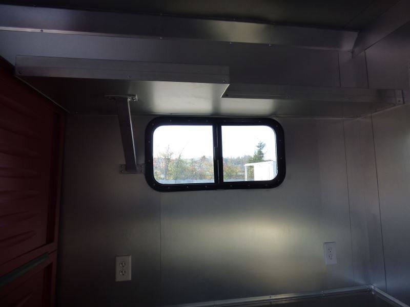 Concession Trailer Gooseneck Black 8.5′ x 45′ BBQ Smoker Event Catering Restroom Generators — photo 2