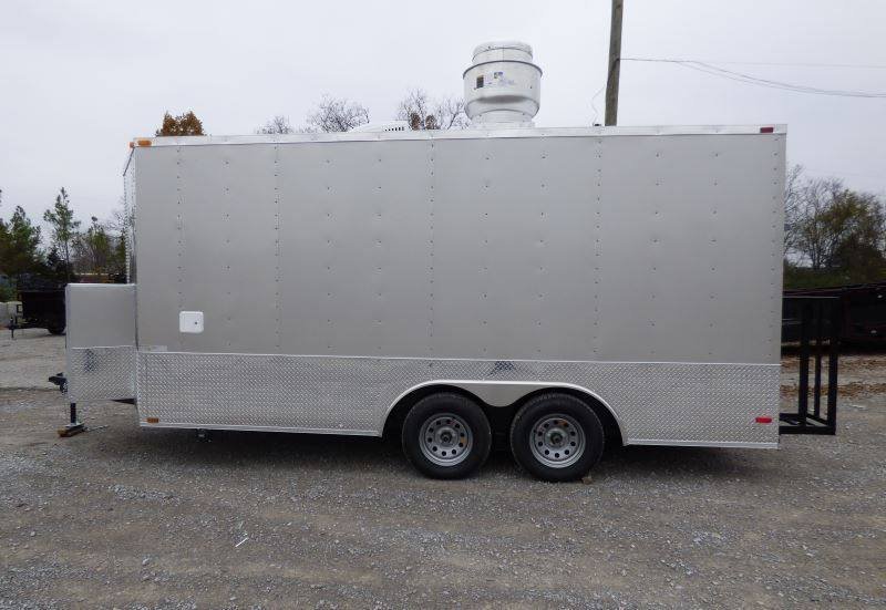 Concession Trailer Arizona Beige 8.5′ x 16′ Catering Event Food Trailer — photo 4