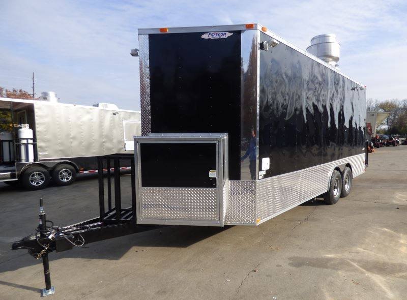 Concession Trailer Black 8.5′ x 20′ Food Catering Event — photo 4
