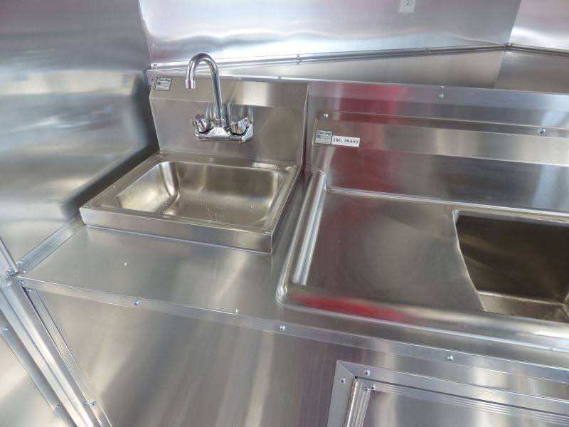Concession Trailer Black 8.5′ x 24′ Food Catering Event Festival — photo 6