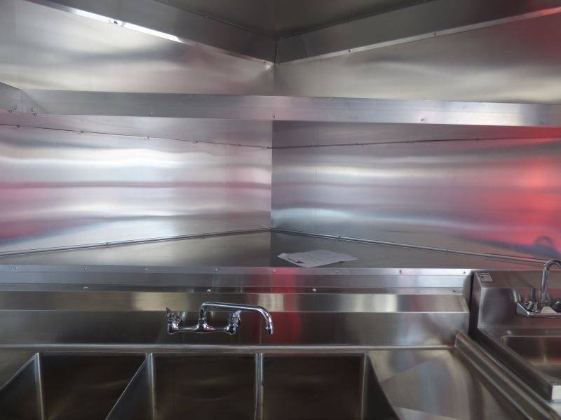 Concession Trailer White 8.5′ x 20′ BBQ Smoker Event Catering — photo 11