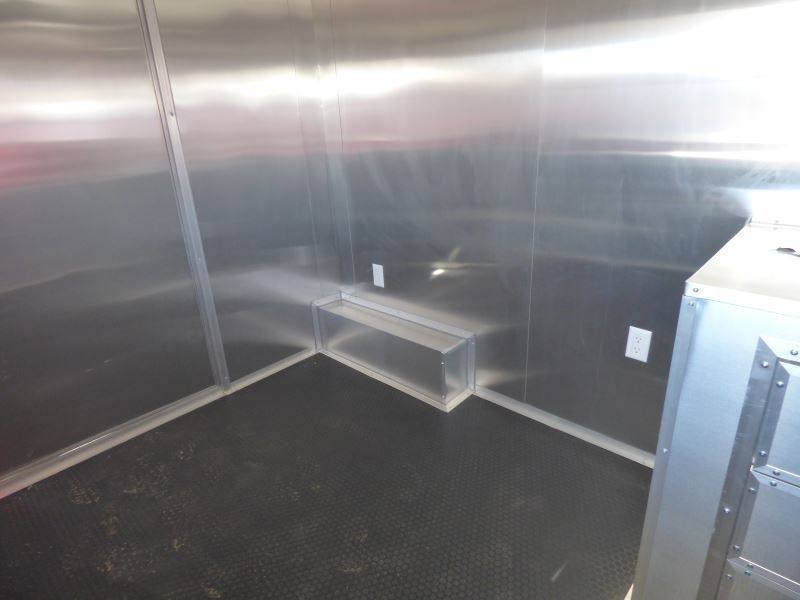 Concession Trailer White 8.5′ x 20′ BBQ Smoker Event Catering — photo 14