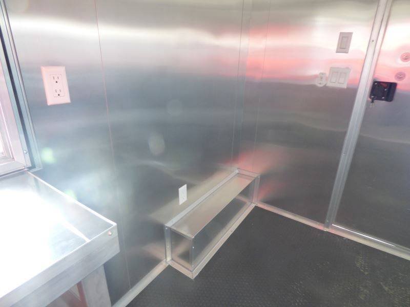 Concession Trailer White 8.5′ x 20′ BBQ Smoker Event Catering — photo 10