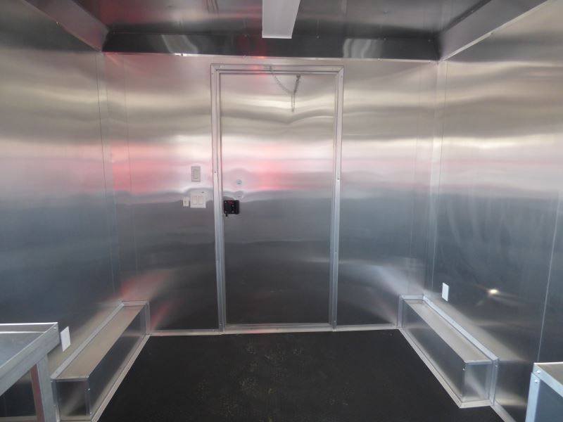 Concession Trailer White 8.5′ x 20′ BBQ Smoker Event Catering — photo 15