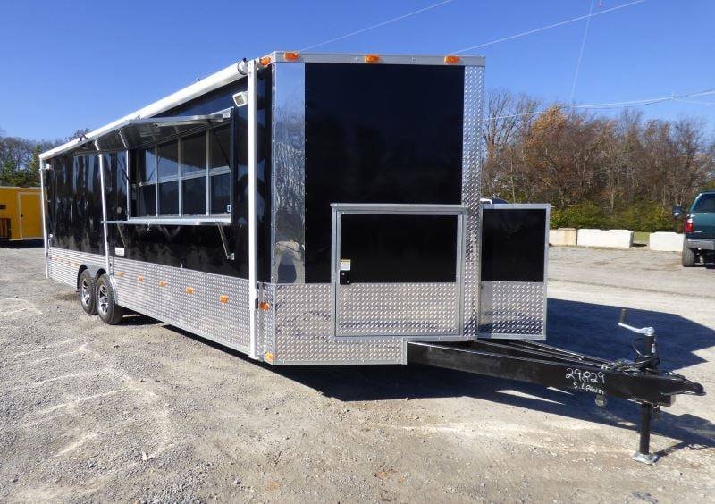 Concession Trailer 8.5’x24′ Black – Vending Food BBQ Catering — photo 6