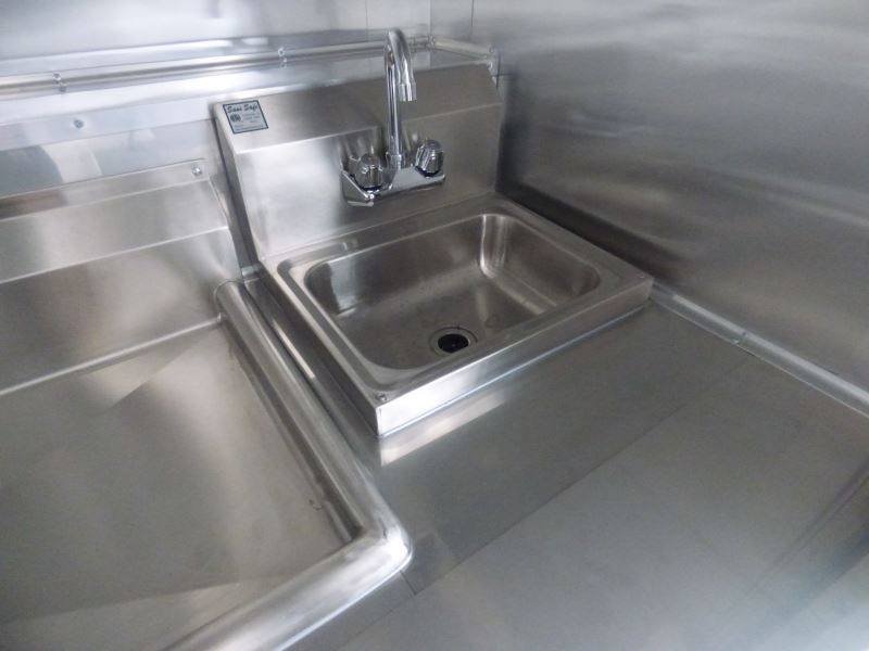 Concession Trailer Emerald Green 8.5′ x 24′ Food Event Catering Restroom — photo 3