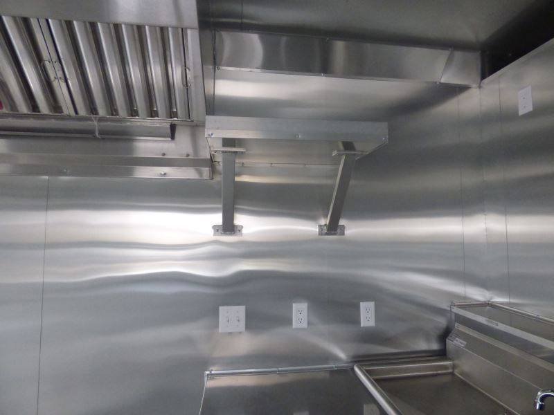 Concession Trailer Emerald Green 8.5′ x 24′ Food Event Catering Restroom — photo 2