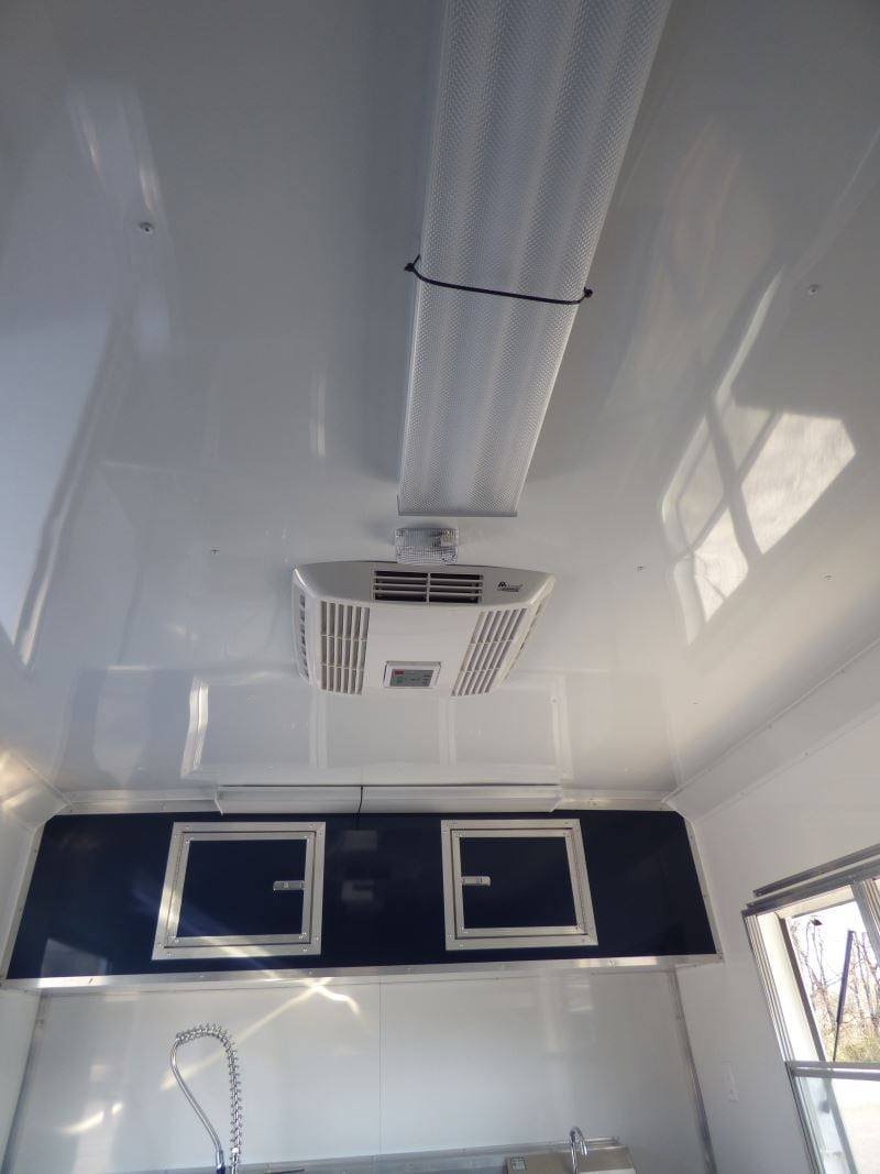 Concession Trailer 8.5′ x 24′ Charcoal Gray- Catering Food Smoker BBQ Restroom — photo 4