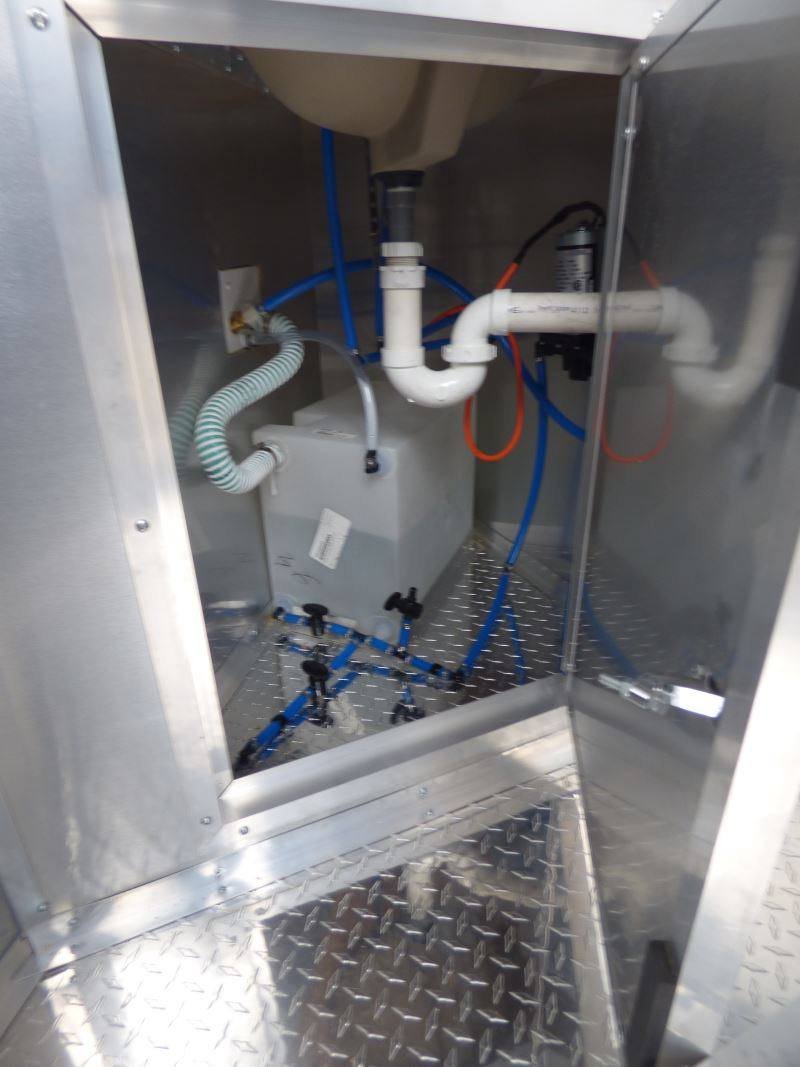 Concession Trailer 8.5’x28′ Black – BBQ Smoker Event Catering Food Restroom — photo 13