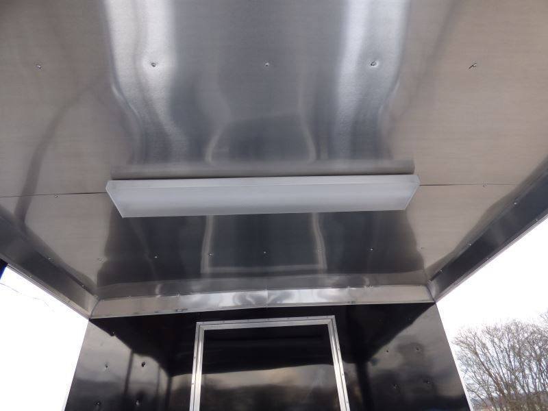 Concession Trailer Black 8.5′ x 20′ BBQ Smoker Food Catering — photo 10