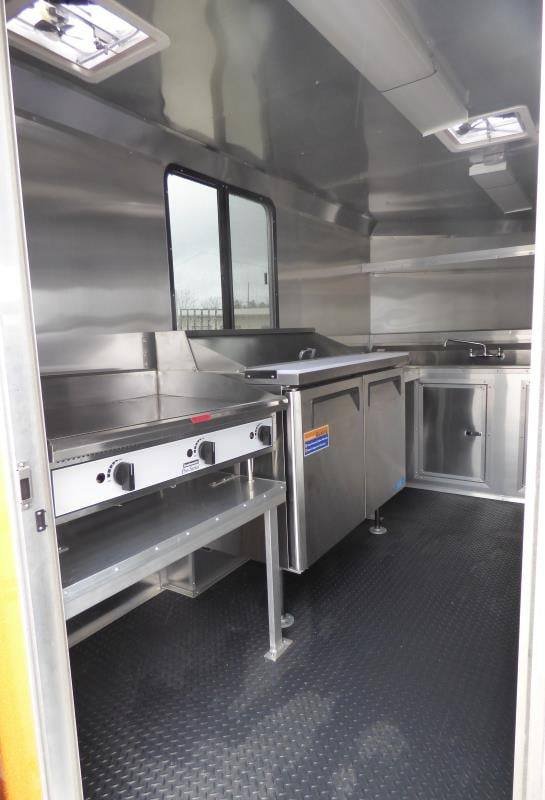 Concession Trailer 8.5’x12′ Orange – Vending Food BBQ Catering — photo 7