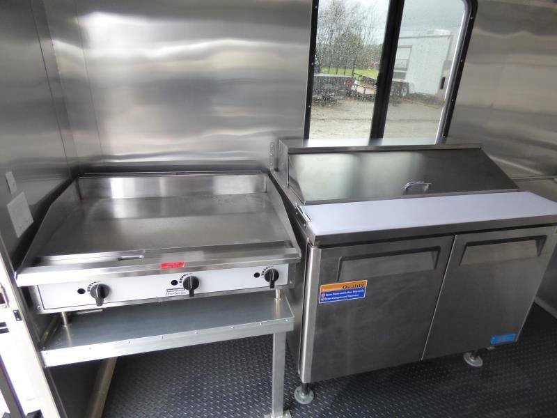 Concession Trailer 8.5’x12′ Orange – Vending Food BBQ Catering — photo 5