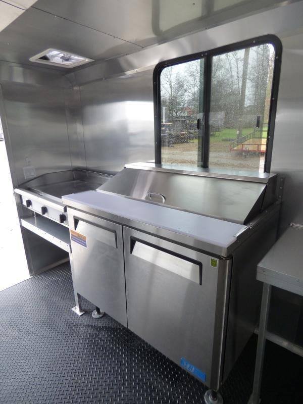 Concession Trailer 8.5’x12′ Orange – Vending Food BBQ Catering — photo 10