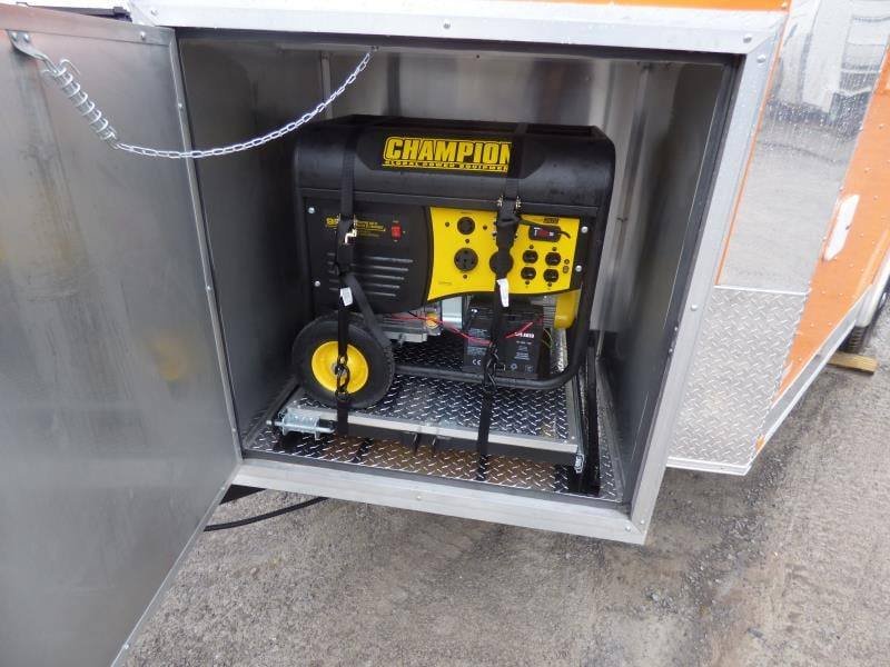 Concession Trailer 8.5’x12′ Orange – Vending Food BBQ Catering — photo 6