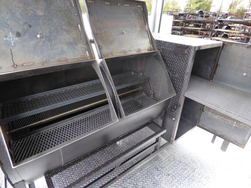 Concession Trailer 8.5’x28′ Black – Smoker BBQ Catering Food Event Restroom — photo 7