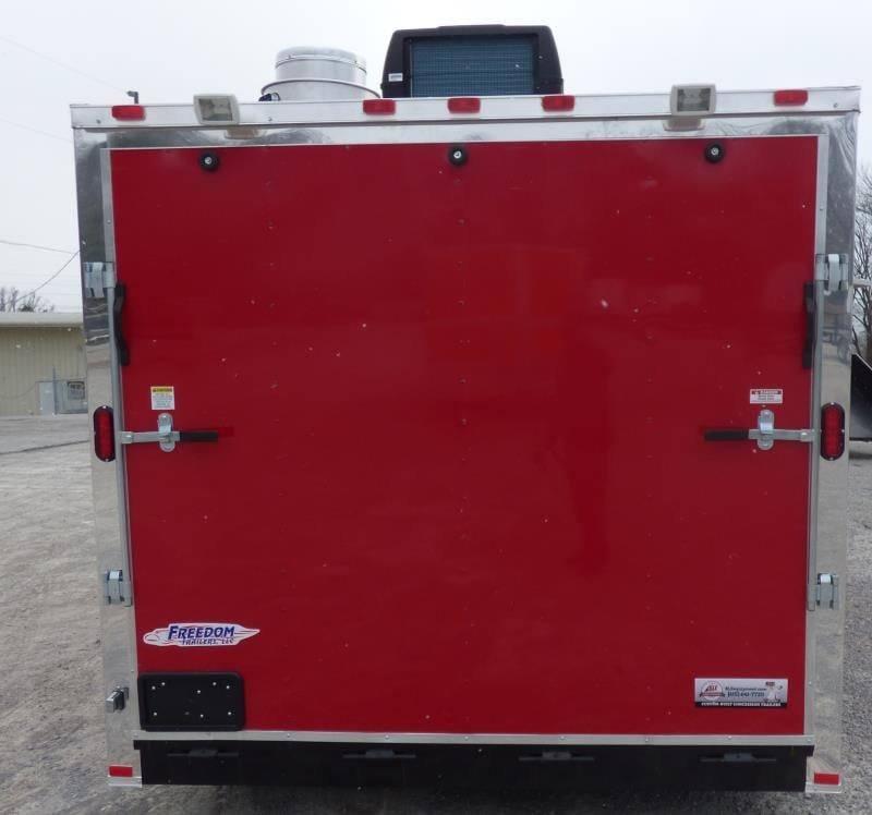 Concession Trailer 8.5’x16′ Red – Event Food Catering BBQ — photo 5