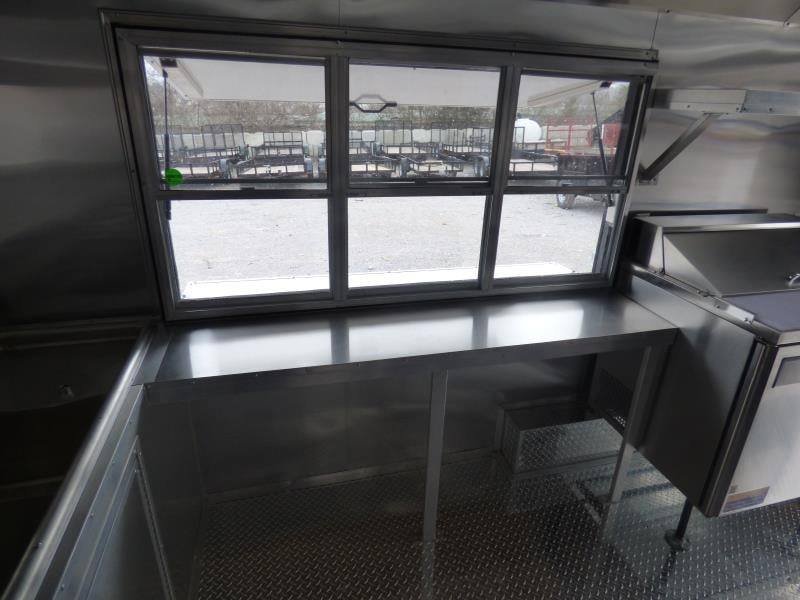 Concession Trailer 8.5’x16′ Red – Event Food Catering BBQ — photo 15