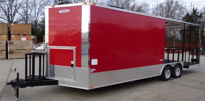 8.5′ x 24′ Concession Trailer Red BBQ Food Event Catering — photo 14