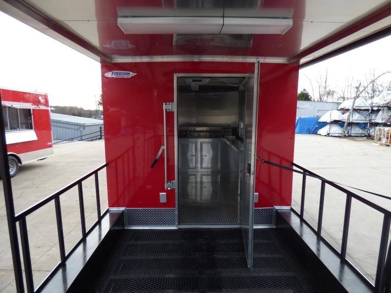 8.5′ x 24′ Concession Trailer Red BBQ Food Event Catering — photo 13